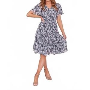 NEW MIKAROSE the jemma dress in pearl daisy